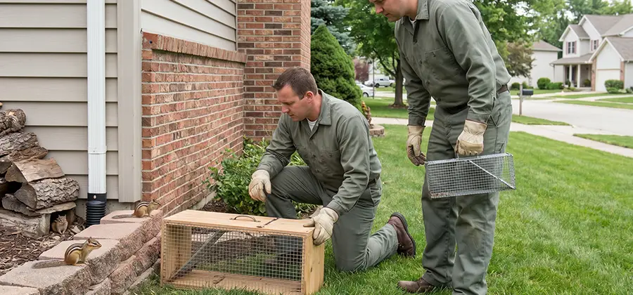 Remove Chipmunks From Yard in Mableton