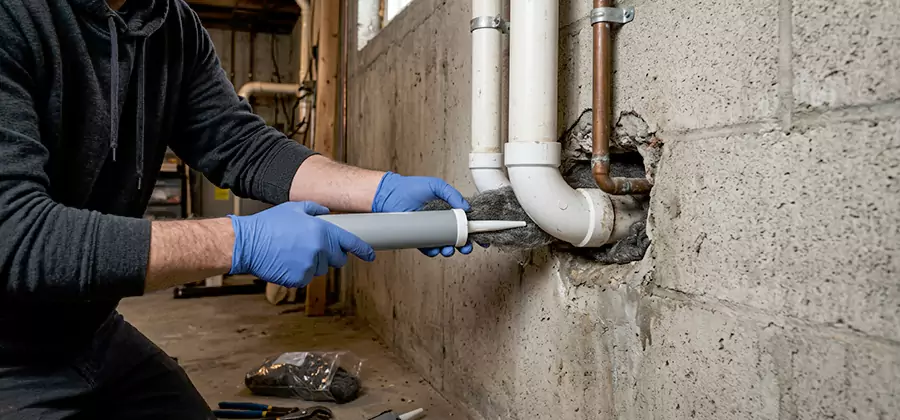 Mouse Proofing Pipes in Mableton