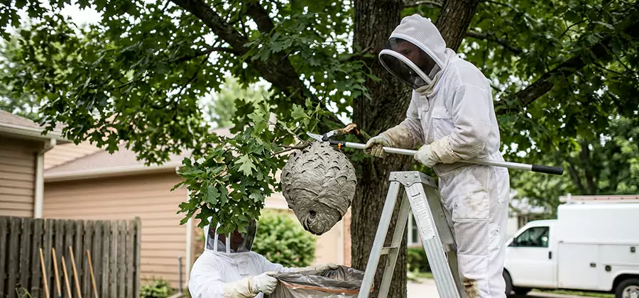 Wasp Nest in Tree Removal Mableton